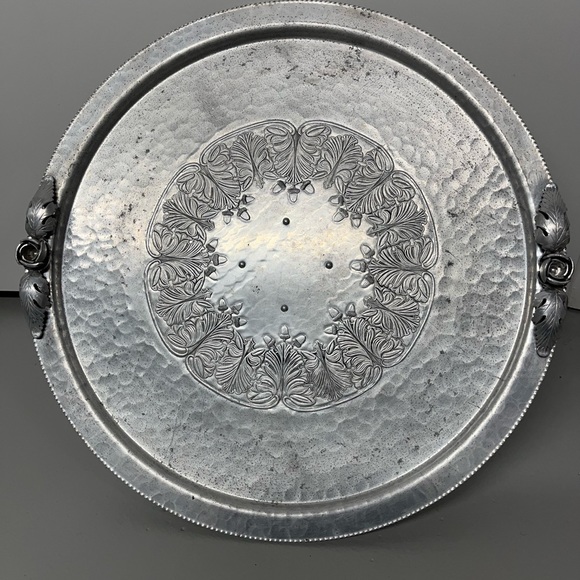 Vintage Trade Continental Hand Wrought Lazy Susan #518 - Picture 7 of 9